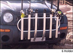 Rod Rack 6 Plate Mount Basic Fish N Mate by Anglers